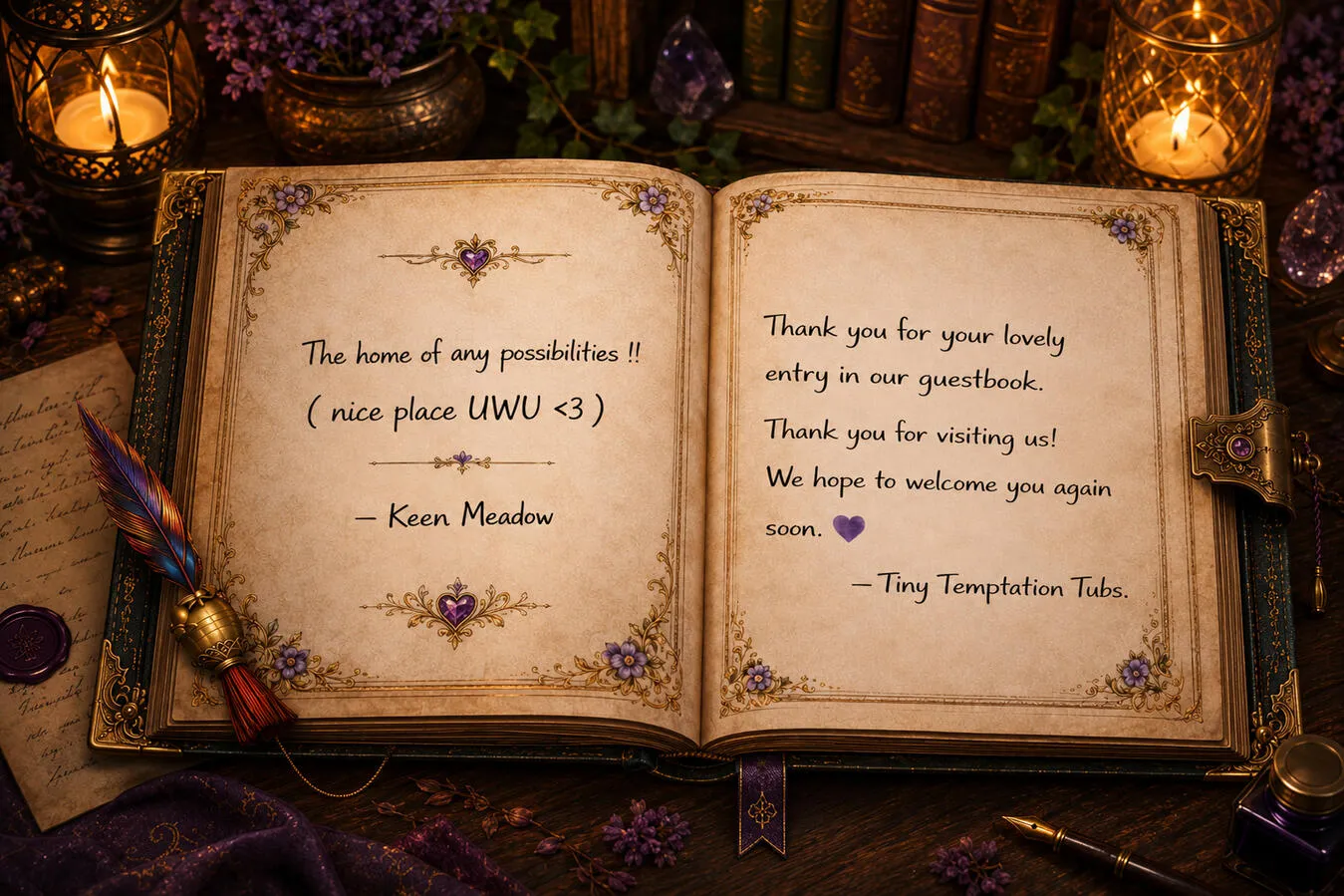 Guestbook message 3