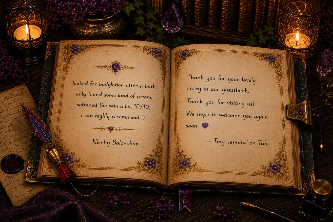 Guestbook message 8