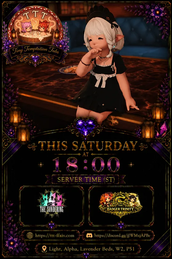 Next event: Saturday at 18:00 server time